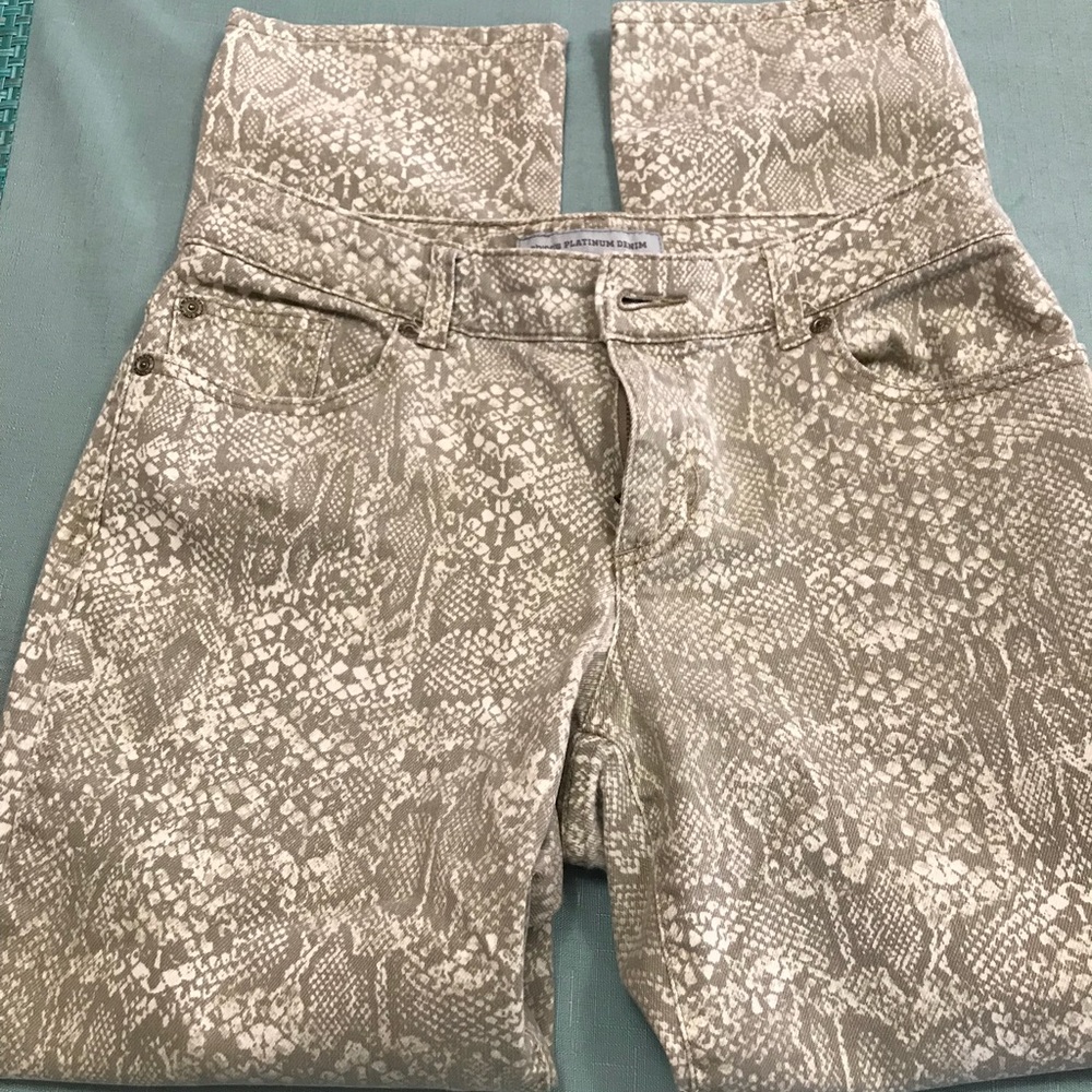 Chico’s platinum denim